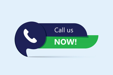 vector call us now contact service icon template
