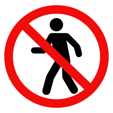 recommend clip art: do not enter sign,no entry sign .No access for pedestrians prohibition sign, vector illustration