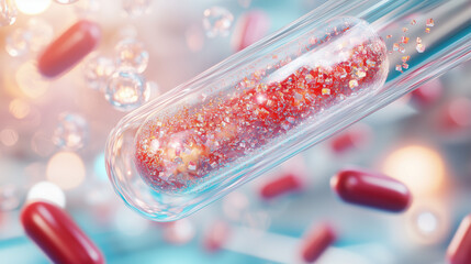 Supporting Blood Sugar and Energy Levels with Vanadium Supplementation, Holographic Display for Medical and Wellness Advertisements