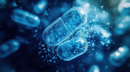 Holographic Magnesium Malate Visualization for Muscle Relaxation, Enhanced Energy, and Pain Relief in Medical Ad