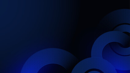 Abstract Geometric Blue Background with Lines