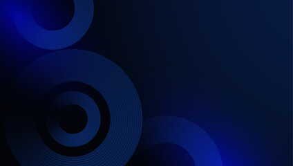 Abstract Geometric Blue Background with Lines