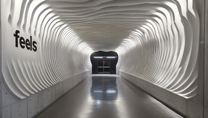 Minimalist and unique interior design in the house