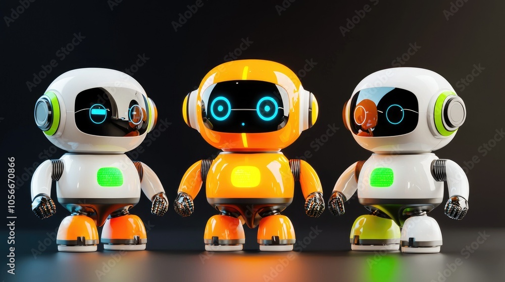 Poster Exploring the latest trends in ai robot collections a comprehensive review of cutting-edge designs