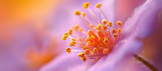 Macro Photography Flower Fragment Close Up Spring Flower Company Spring