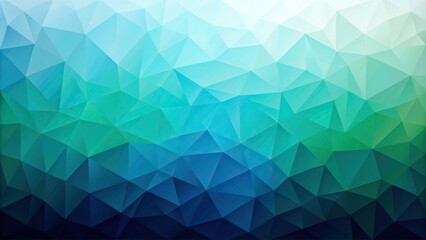Fototapeta premium Abstract geometric pattern in shades of blue and green with subtle gradient effects, calming atmosphere, abstract art, modern design, green tones