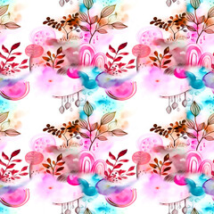 watercolor Shibori pattern, tie dye allover, textile, Shibori allover, dye pattern, watercolour pattern,design Abstract Print, Shibori print