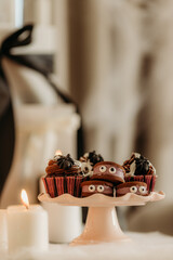 Halloween Treats with Eyes on Display