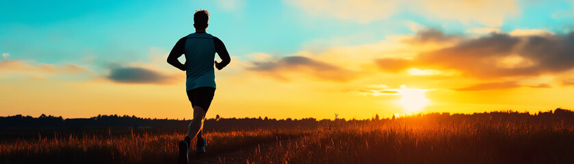 Exploring the joy of running at sunset a journey through nature's beauty and personal fitness achievements