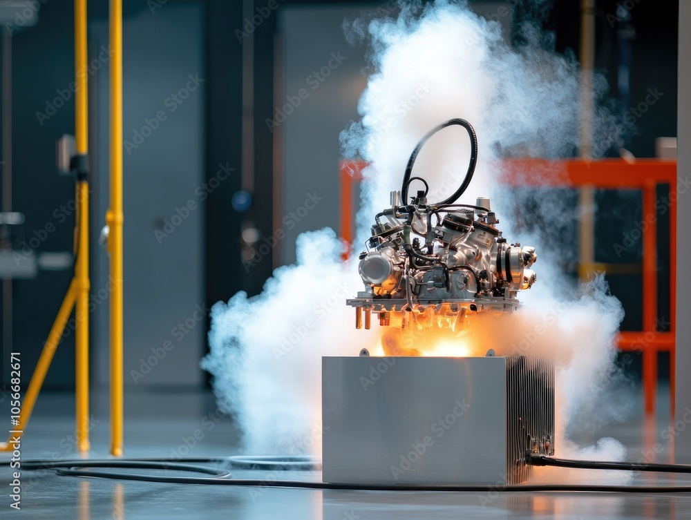 Poster innovative testing of ice engine performance in laboratory conditions with minimum back standard sca