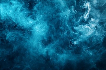 Obraz premium Abstract Blue Smoke Swirls