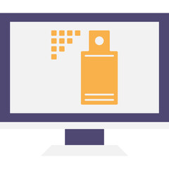 Monitor Graphic Design Icon