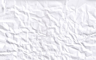 Abstract wrinkled  and crumpled paper texture background vector. White creased paper  background paper texture.