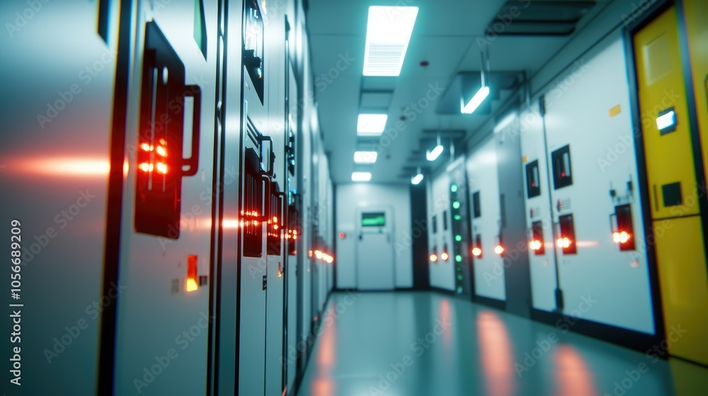 Poster ensuring optimal server room security through clean and organized management practices
