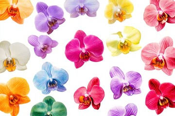 Colorful Orchid Pattern