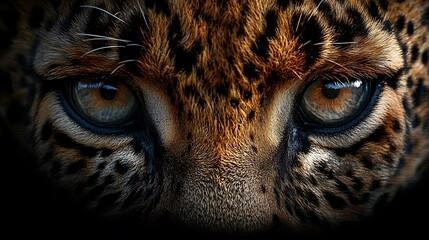 Obraz premium Leopard images showcasing aggressive intense eyes and fierce posture