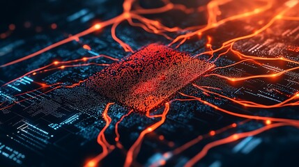 A powerful and dynamic visualization of a firewall standing strong against looming shadows symbolizing cyber attacks, showcasing the importance of robust protection for digital networks