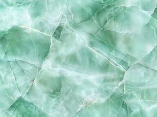 Obraz premium Close-up of a light green marble texture, showing natural patterns and veins, perfect for backgrounds or design inspirations.