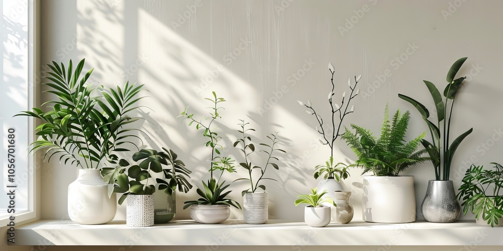 Poster clean and simple botanical setup
