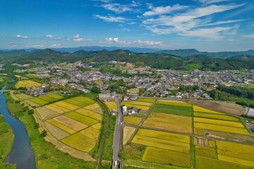 宮崎県都城市高崎町空撮 　2024年秋