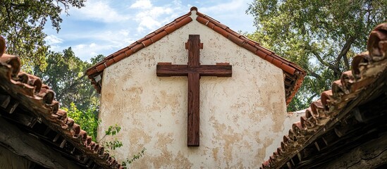 Cross On The Spanish Mission