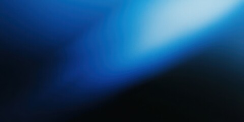 Abstract Blue and Black Background with Grainy Texture