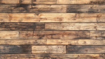 Fototapeta premium Weathered wood texture on a floor surface showcasing a natural wooden backdrop High quality imagery for various design applications