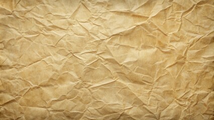 Fototapeta premium Parchment texture with subtle creases and organic folds, brown, natural bends, wood grain