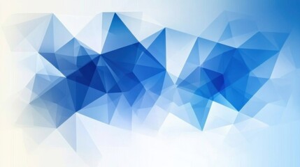 Obraz premium Elegant Abstract Blue Polygonal Background Design