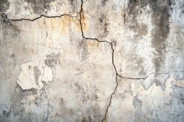 Fototapeta premium Weathered concrete facade concept with polished finish. Decorative architectural style highlighting faint timeworn imperfections. A creative exploration of soft aged rock