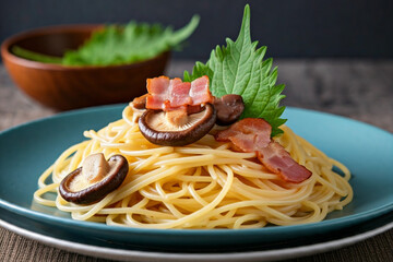 キノコパスタ　広告・WEB素材