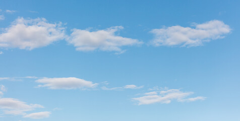 Clouds in the sky as a background