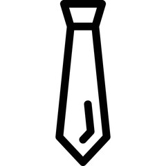 Simple vector icon tie