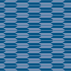 Japanese Arrow Tail Vector Seamless Pattern