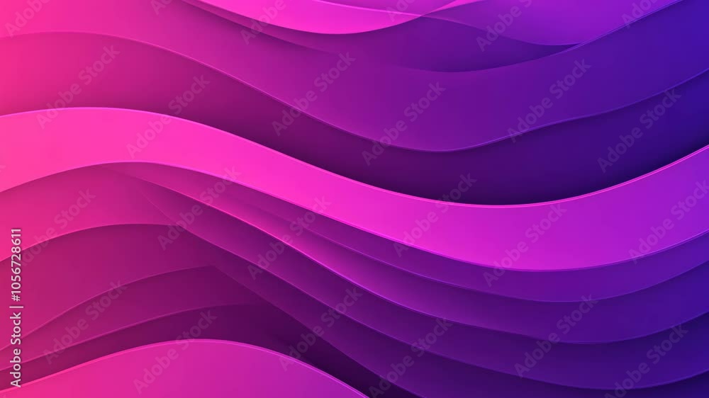 Poster abstract pink and purple waves create a dynamic and colorful background