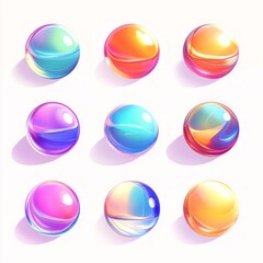Colorful Abstract Spheres