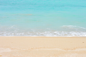 Abstract background of clear and clean gradient of amaizing tropical beach in Indonesia