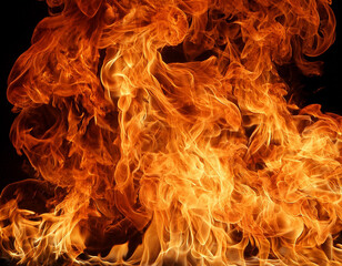 Flaming Textures A Fiery Blaze of Background Flames