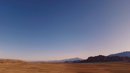 Fototapeta premium The allure of a landscape filled with the beauty of blue sky, fluffy white clouds, majestic high mountains, and vibrant green plants. Generative AI