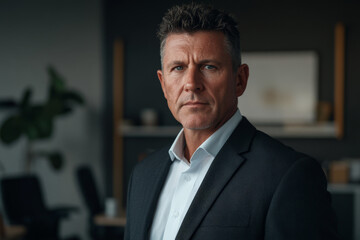 a middle-aged businessman