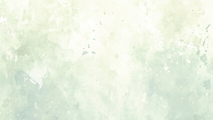Light green watercolor background hand-drawn.