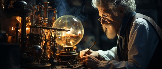 Inventive Minds at Work in a Vintage Laboratory