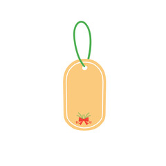 christmas tag illustration