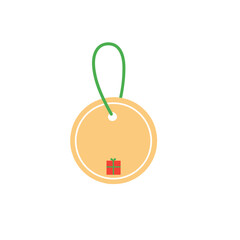 christmas tag illustration