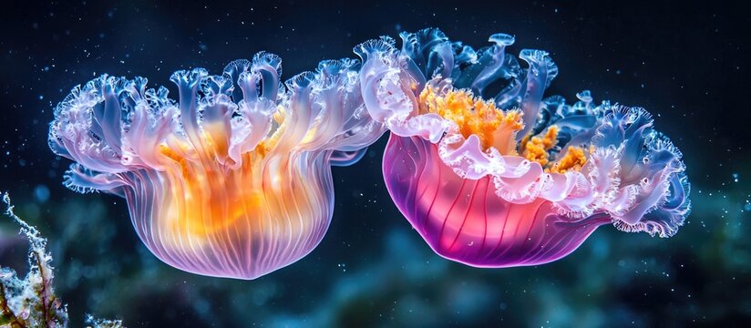 Cassiopea Upside Down Jellyfish Is A Genus Of True Jellyfish And The Only Members Of The Family Cassiopeidae