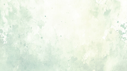 Abstract Light Green Watercolor Background.