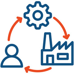 Supply Chain Management Icon