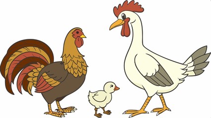 Bird Family Animal Set