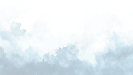 Abstract light blue watercolor background with soft textures.