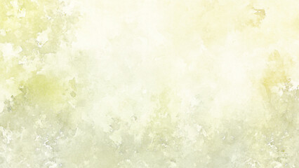 Light Green Watercolor Background With Grainy Texture.